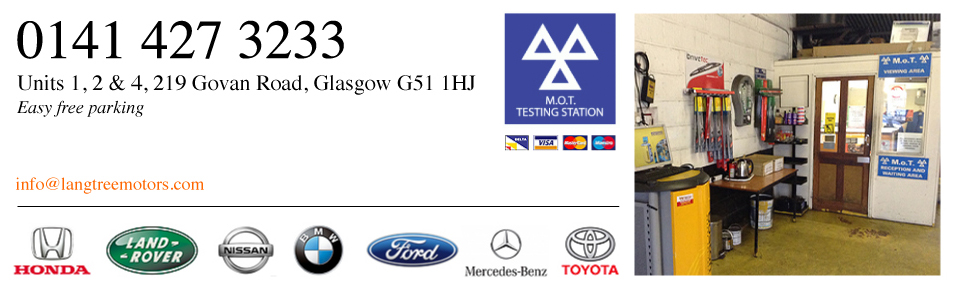 MOT Servicing and Repair Glasgow
